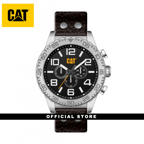 CAT CAMDEN DATE 52MM NH-149-35-131 BROWN LEATHER STRAP MEN WATCH CAT CAMDEN DATE 52MM NH-149-35-131 BROWN LEATHER STRAP MEN WATCH