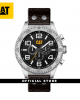 CAT CAMDEN DATE 52MM NH-149-35-131 BROWN LEATHER STRAP MEN WATCH CAT CAMDEN DATE 52MM NH-149-35-131 BROWN LEATHER STRAP MEN WATCH