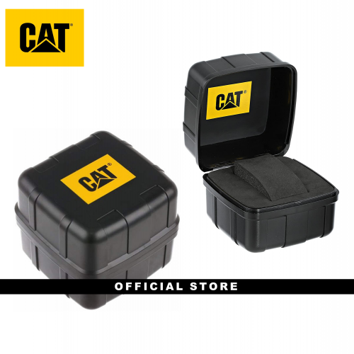 CAT OPERATOR DATE PU-161-35-114 BROWN LEATHER STRAP MEN WATCH CAT OPERATOR DATE PU-161-35-114 BROWN LEATHER STRAP MEN WATCH
