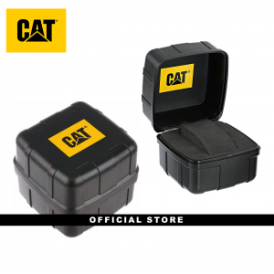 CAT OPERATOR DATE PU-161-64-111 BLACK NYLON STRAP MEN WATCH